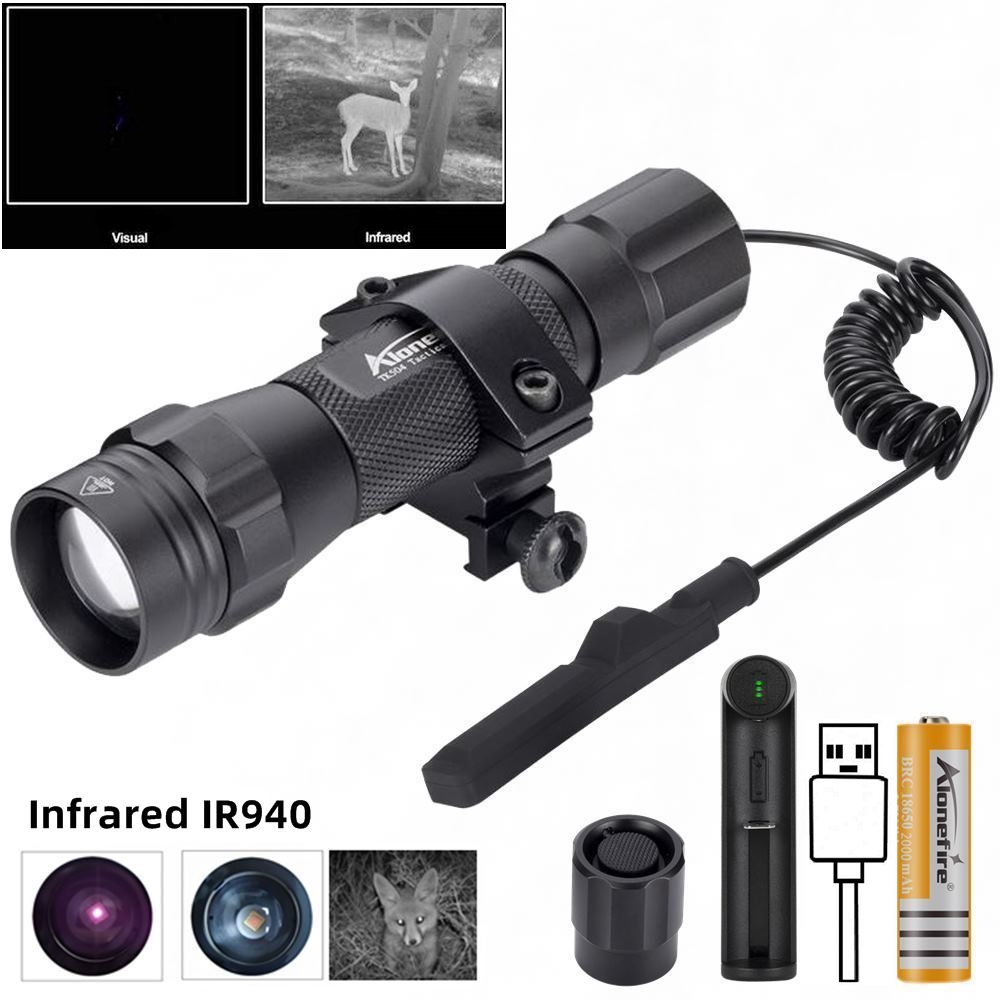 Hunting Thermal Imaging Scope - IR850nm&940nm Última Linterna Táctica de Caza