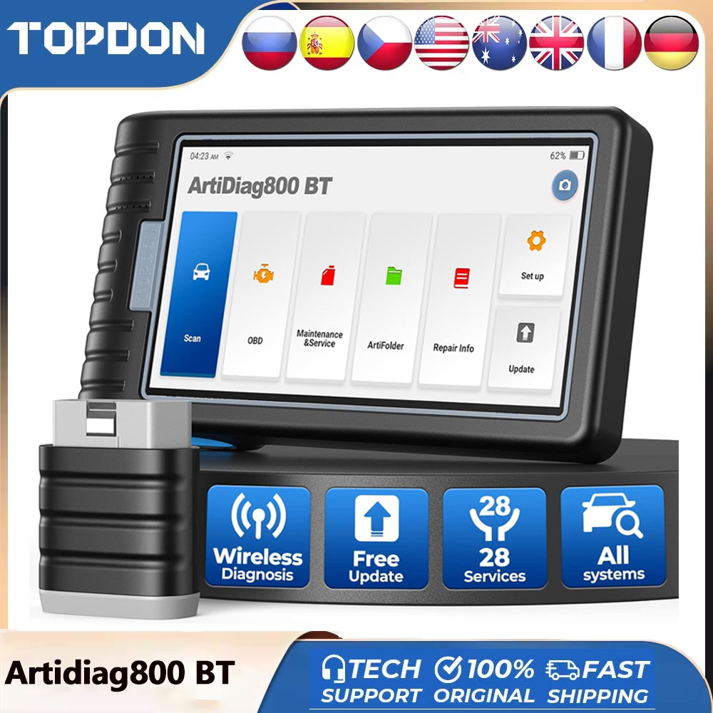 Topdon Tc001 Thermal Camera - TOPDON ArtiDiag800 BT Herramienta de Diagnóstico