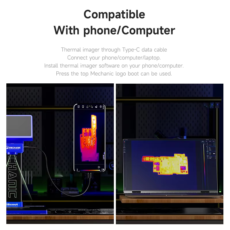 Analizador de imágenes térmica - Thermal Imaging Camera 256X192 reseña y precio