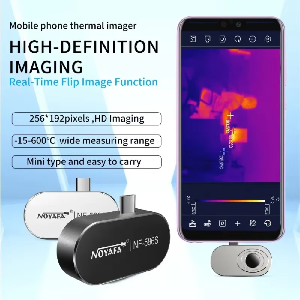 Mini cámara de imagen térmica  - Thermal Imaging Camera 256X192 reseña y precio