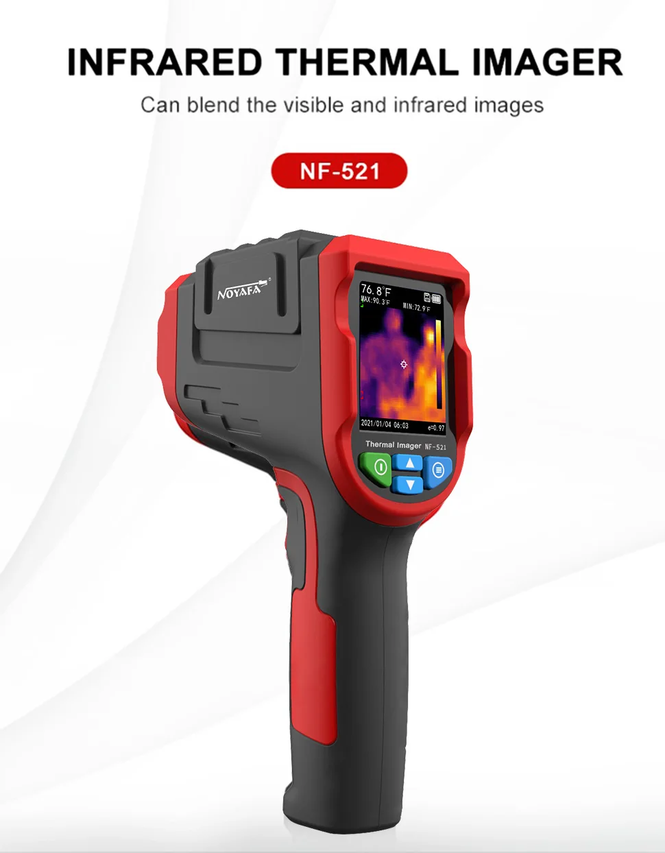 Cámara Termográfica Industrial - Nf 521 Thermal Imaging Camera reseña y precio