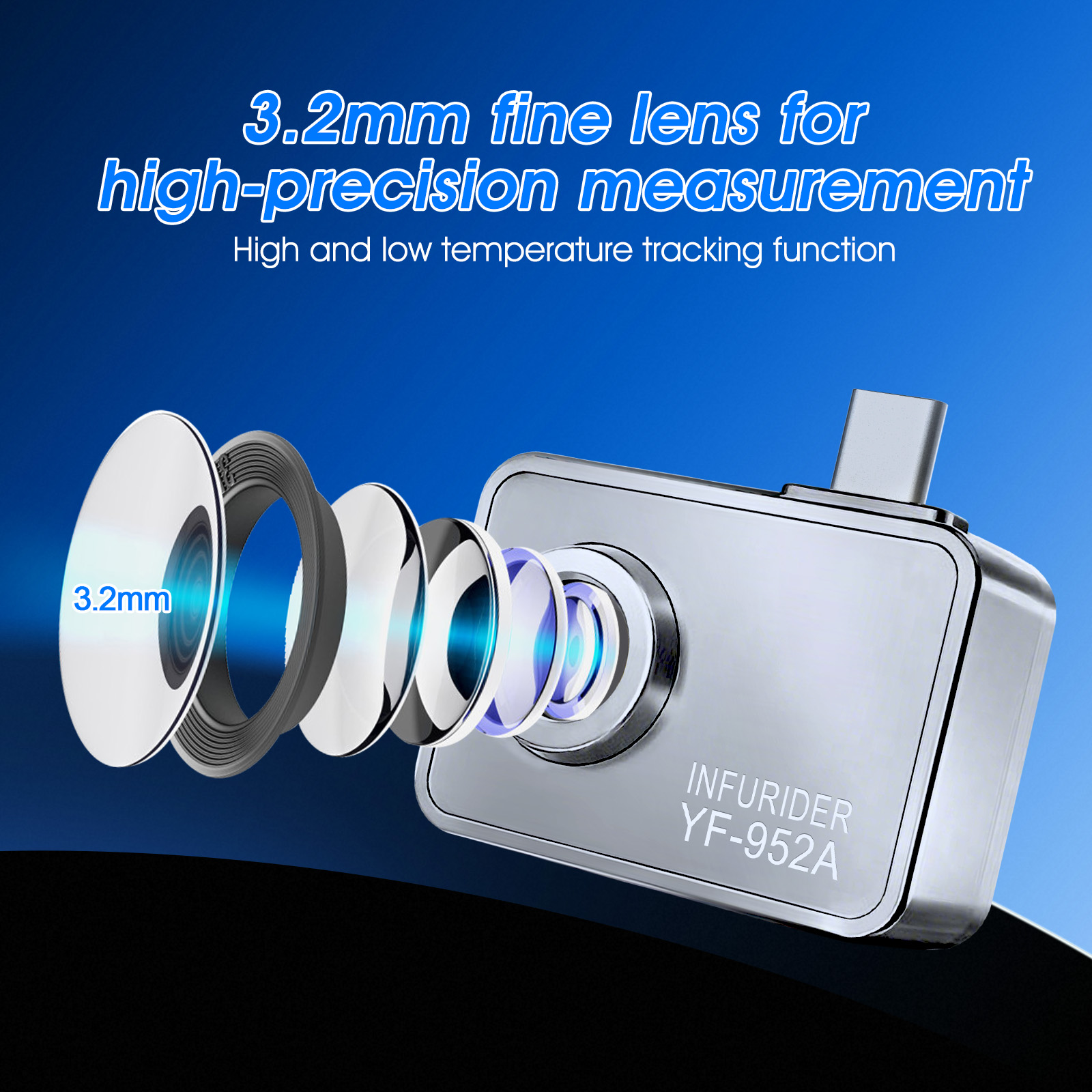Cámara termográfica con resolu - Thermal Imaging Camera 256X192 reseña y precio